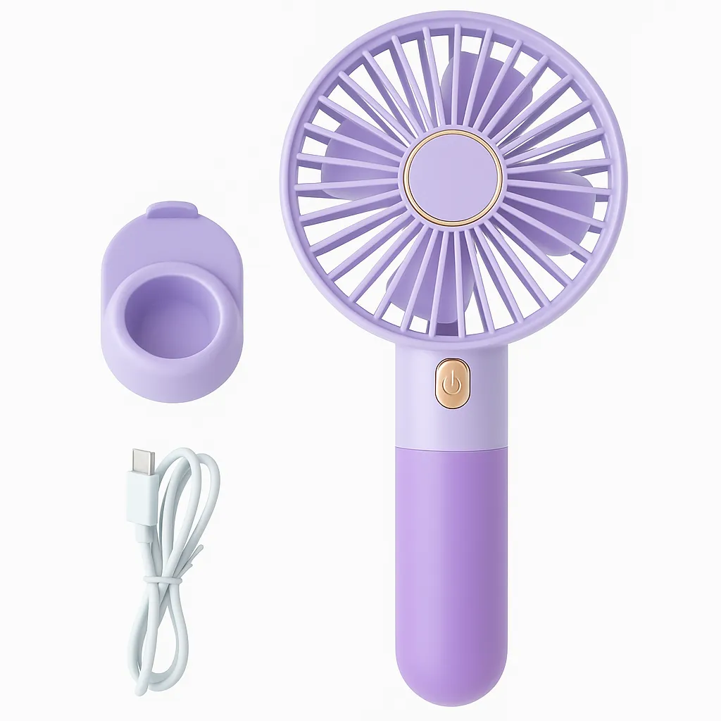 فن دستی شارژی قابل حمل | رومیزی و دستی | خنک‌کننده شخصی با باتری لیتیومی قدرتمند