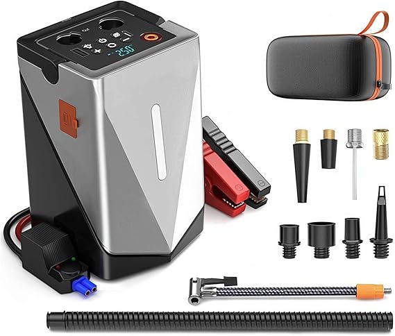 جامپ‌استارتر و پمپ باد ۵ کاره مدل GF01