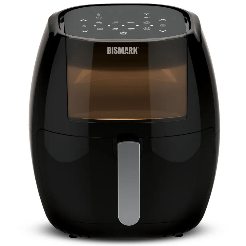 سرخ‌کن بدون روغن بیسمارک مدل BM3553 – ظرفیت ۷.۷ لیتر، توان ۲۰۰۰ وات، پنل دیجیتال لمسی + گارانتی 24 ماهه کارت طلایی تعویض