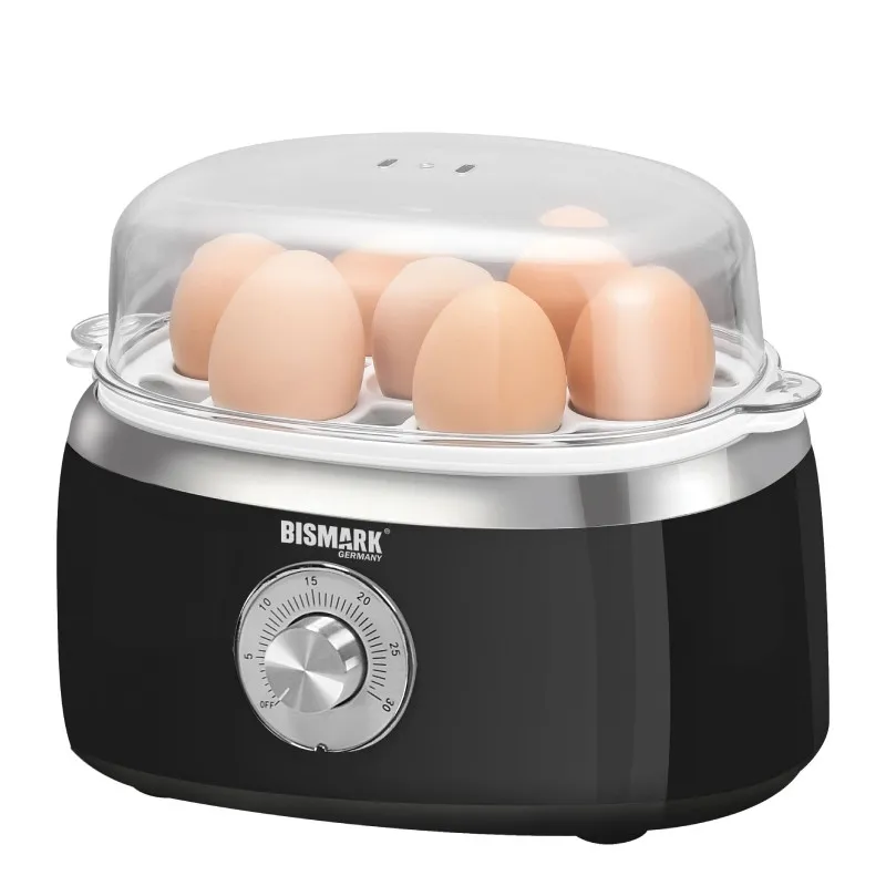 تخم‌مرغ‌پز بیسمارک مدل BM4462 – ظرفیت ۷ عددی، توان ۴۰۰ وات، طراحی کامپکت + گارانتی 24 ماهه بیسمارک سرویس
