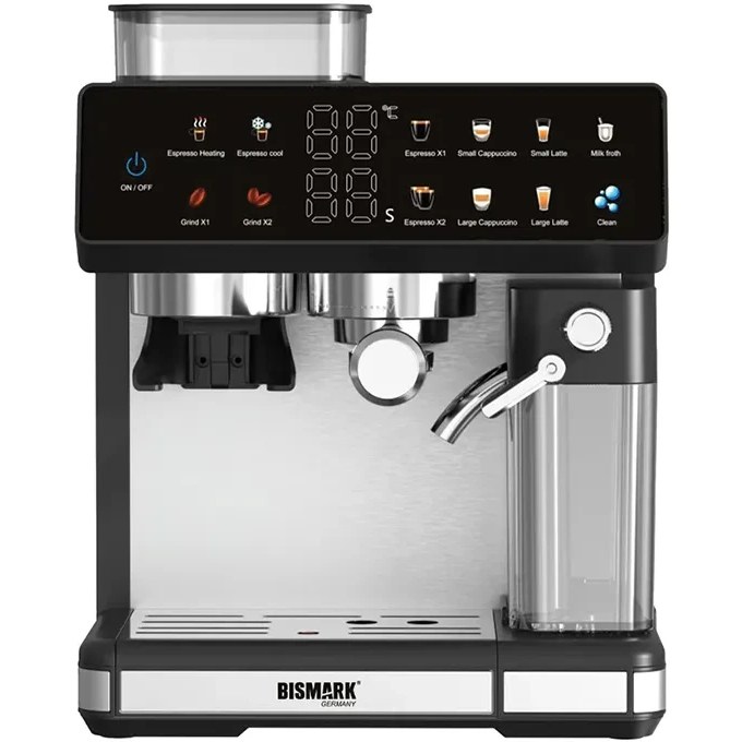 اسپرسو ساز بیسمارک مدل BM100 ظرفیت ۲.۶ لیتر + گارانتی 24 ماهه کارت طلایی تعویض