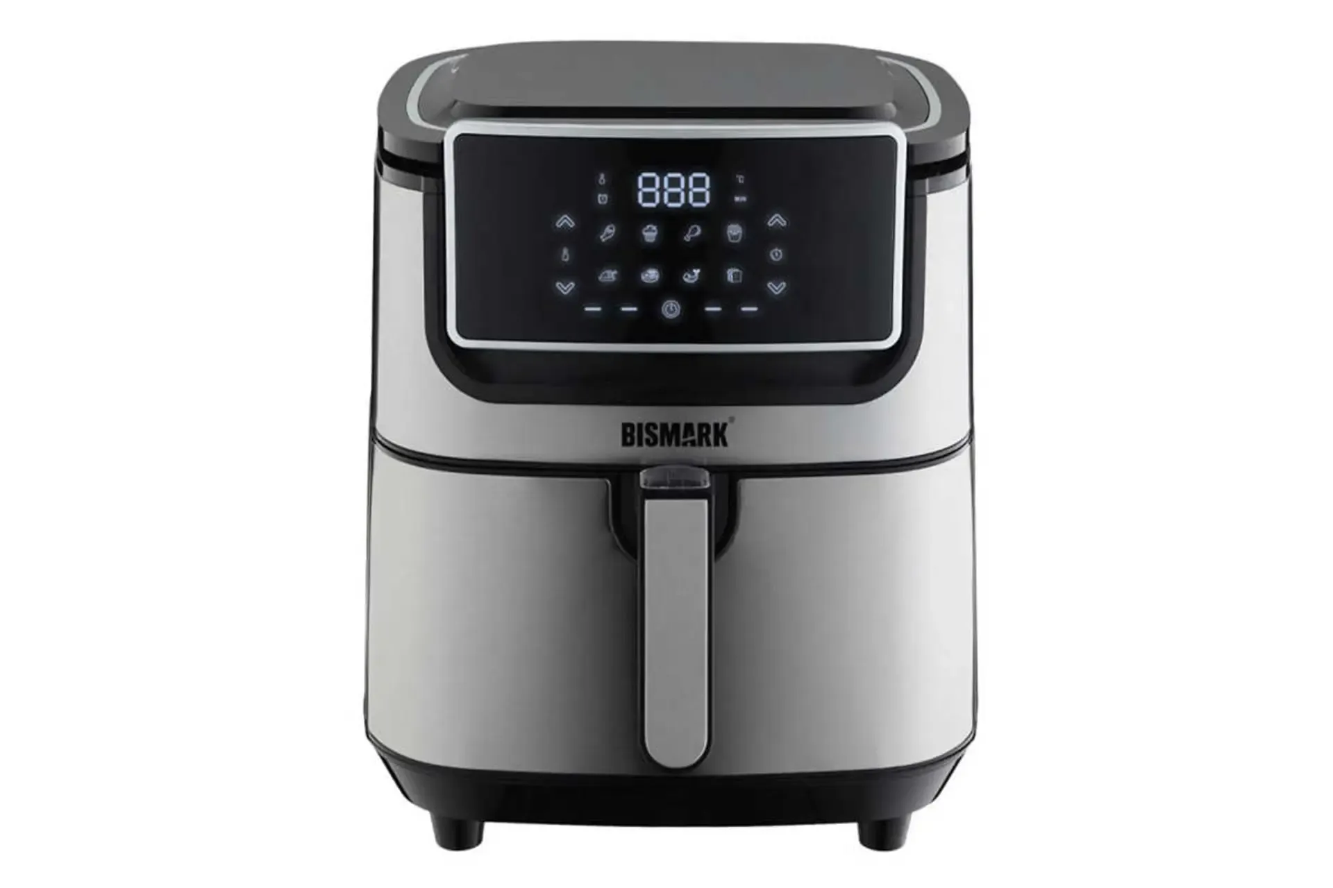 سرخ‌کن بیسمارک مدل BM 3557 – ظرفیت 7 لیتر، توان 2000 وات، صفحه‌نمایش دیجیتال لمسی، طراحی مدرن + گارانتی 24 ماهه کارت طلایی تعویض